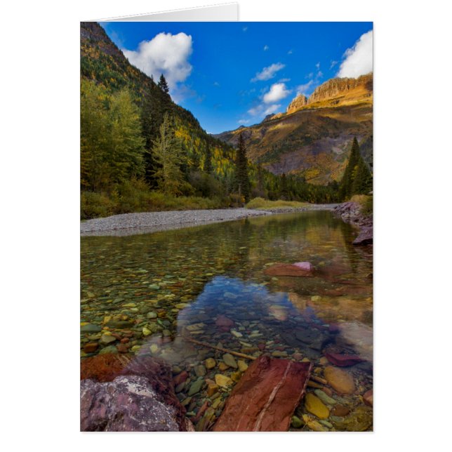 McDonald Creek im Herbst mit Garden Wall (Vorne)