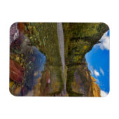 McDonald Creek im Herbst mit Garden Wall Magnet (Horizontal)