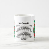 McDonald-Familienwappen auf einer Tasse (Mittel)