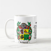 McDonald-Familienwappen auf einer Tasse (Links)