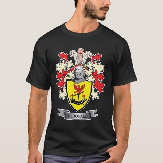 McDonald-Familienwappen-Wappen T-Shirt (Vorderseite)