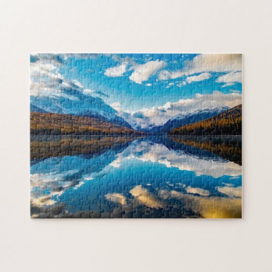 McDonald Glacier Park Montana Lake. Puzzle (Horizontal)