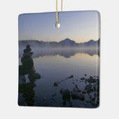 McDonald Lake bei Sunrise I Keramikornament (Links)