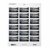 McDonald Lake bei Sunrise II Adressaufkleber (Vorne)