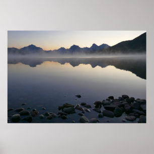 McDonald Lake bei Sunrise II Poster