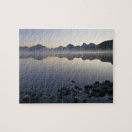 McDonald Lake bei Sunrise II Puzzle (Horizontal)