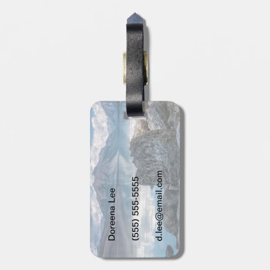 McDonald Lake Gepäckanhänger (Rückseite vertikal)