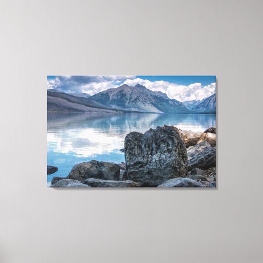 McDonald Lake Leinwanddruck (Vorderseite)
