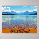 McDonald Lake Poster (Vorne)