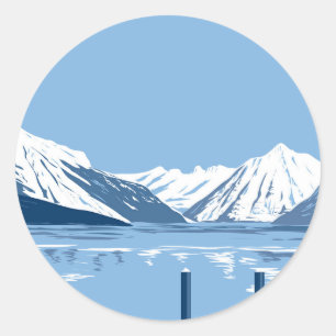 McDonald Lake Runder Aufkleber