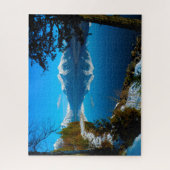 McDonald Mount Vaught Montana Lake. Jigsaw Puzzle (Vertikal)