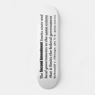 McDonald v. Chicago, 561 U.S. 3025 (2010) Skateboard