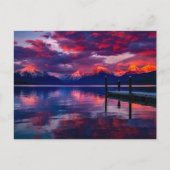 McDonalsee, Montana Postkarte (Vorderseite)