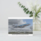 McDonnell Douglas DC-10 von KLM Royal Dutch Airlin Postkarte (Stehend Vorderseite)