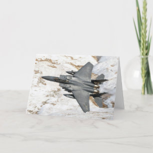 McDonnell Douglas F-15 Eagle Grußkarte Karte