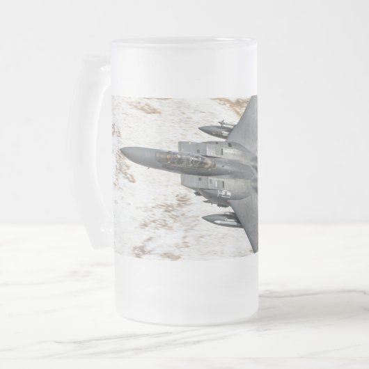 McDonnell Douglas F-15 Eagle Mattglas Bierglas (Vorderseite Links)