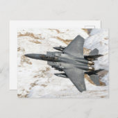 McDonnell Douglas F-15 Eagle Postkarte (Vorne/Hinten)