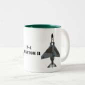 McDonnell Douglas F-4 Phantom II (Luftwaffe) Zweifarbige Tasse (VorderseiteRechts)