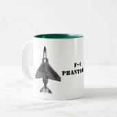 McDonnell Douglas F-4 Phantom II (Luftwaffe) Zweifarbige Tasse (Vorderseite Links)