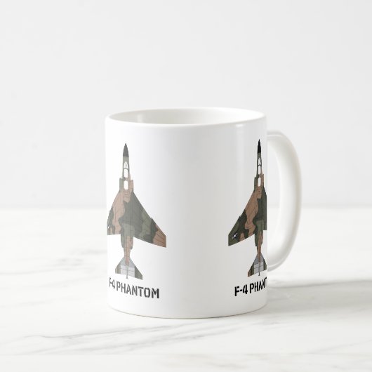 McDonnell Douglas F-4 Phantom II (SEA Camouflage) Kaffeetasse (VorderseiteRechts)