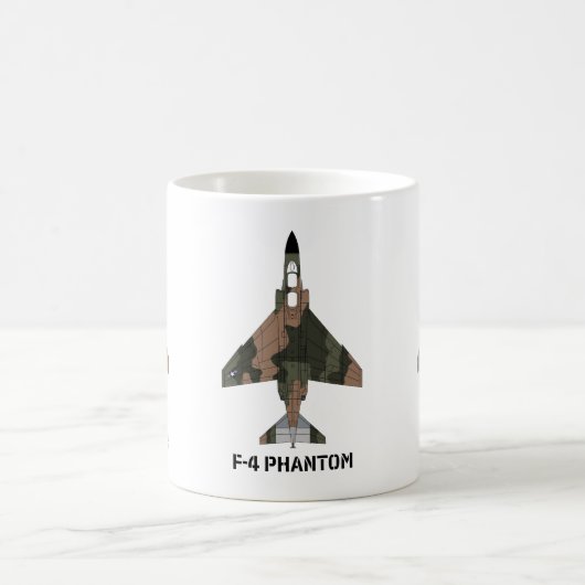 McDonnell Douglas F-4 Phantom II (SEA Camouflage) Kaffeetasse (Mittel)