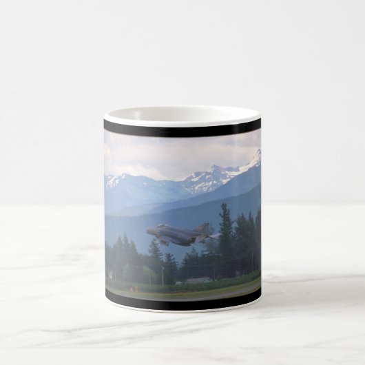 McDonnell Douglas F-4G Phantom_Aviation Photograp Kaffeetasse (Mittel)