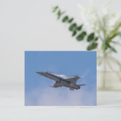 McDonnell Douglas F/A-18 Hornet Postkarte (Stehend Vorderseite)