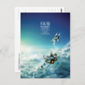 McDonnell Douglas F/A-18 Hornet-Postkarte Postkarte (Vorne/Hinten)