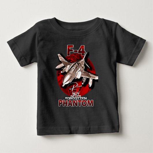 McDonnell F-4 Phantom Spitzname Rhino Gone Aber Ne Baby T-shirt (Vorderseite)