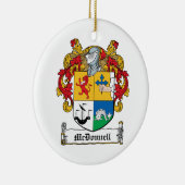 McDonnell-Familienwappen Keramikornament (Rechts)