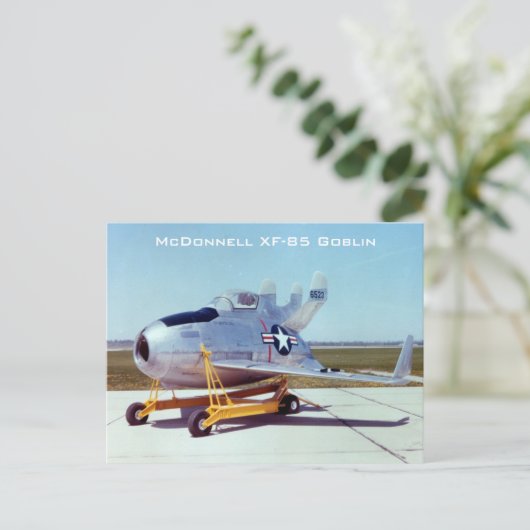 McDonnell XF-85 Goblin Postcard Postkarte (Stehend Vorderseite)