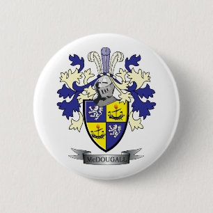 McDougall Familienwappen-Wappen Button