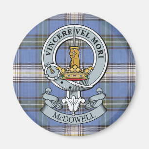 McDowell Wappen + Tartan Magnet