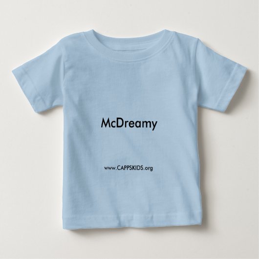 McDreamy, www.CAPPSKIDS.org Baby T-shirt (Vorderseite)