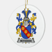 McFadden Familienwappen Keramikornament (Links)