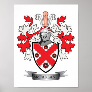 McFarland-Familienwappen-Wappen Poster