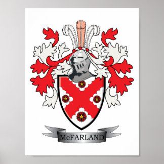 McFarland-Familienwappen-Wappen Poster