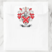 McFarland-Familienwappen-Wappen Quadratischer Aufkleber (Tasche)