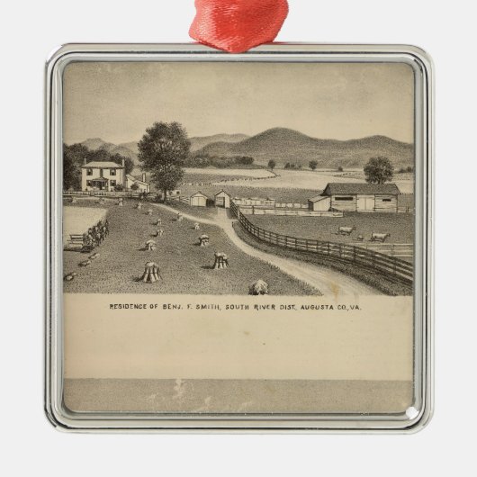 McFarland, Smithwohnsitze Silbernes Ornament (Vorne)