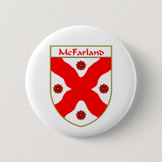 McFarland Wappen/Familienwappen Button (Vorderseite)
