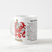 McFarlane, der Ursprung, die Bedeutung und das Kaffeetasse (Vorderseite Links)