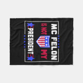 Mcfelon ist nicht mein Präsident Fleecedecke (Vorderseite (Horizontal))