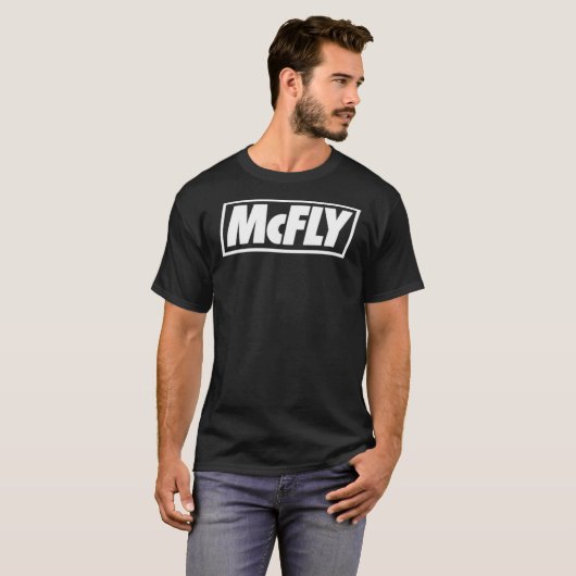 McFly neues Logo 2020 in White Young Dumb Thrills T-Shirt (Vorne ganz)