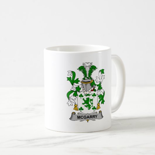 McGarry Familienwappen Kaffeetasse (VorderseiteRechts)
