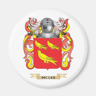McGee-Wappen (Familienwappen) Magnet