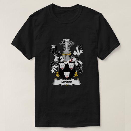 McGee-Wappen - Familienwappen-Shirt T-Shirt (Design vorne)