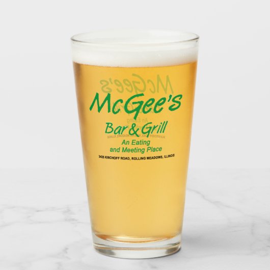 McGee's Bar & Grill, Rolling Meadows, Illinois Glas (Vorne (Gefüllt))