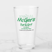 McGee's Bar & Grill, Rolling Meadows, Illinois Glas (Vorderseite)