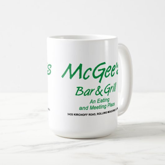 McGee's Bar & Grill, Rolling Meadows, Illinois Kaffeetasse (VorderseiteRechts)
