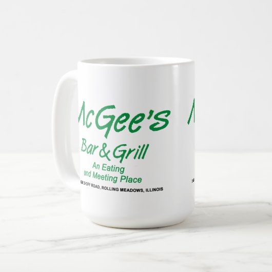 McGee's Bar & Grill, Rolling Meadows, Illinois Kaffeetasse (Vorderseite Links)